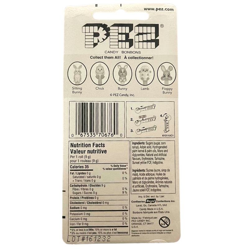 PEZ Easter Bunny Grey -24g