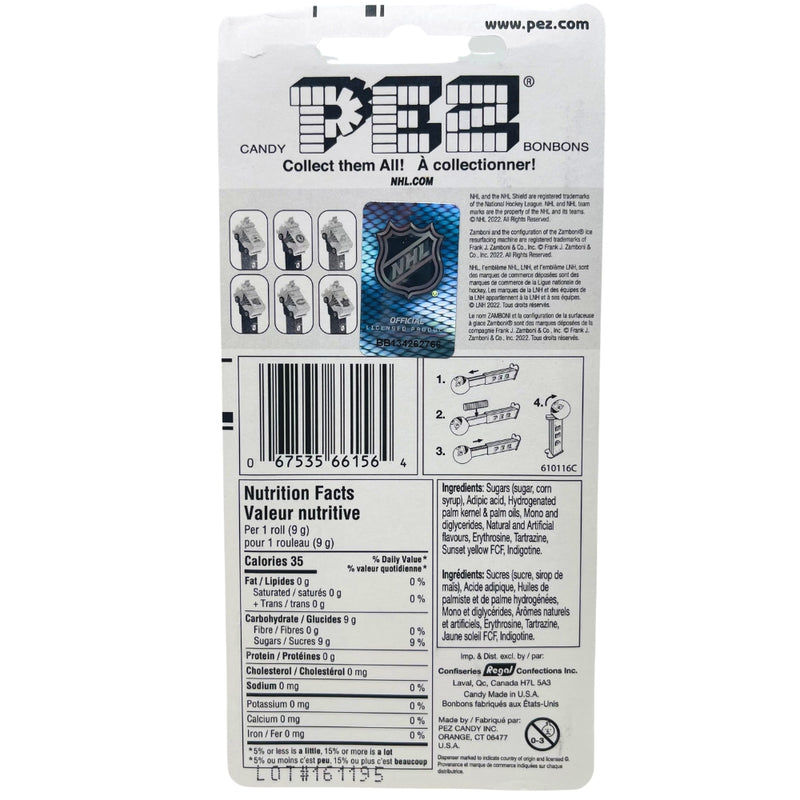 Pez NHL Zamboni Toronto Maple Leafs Back