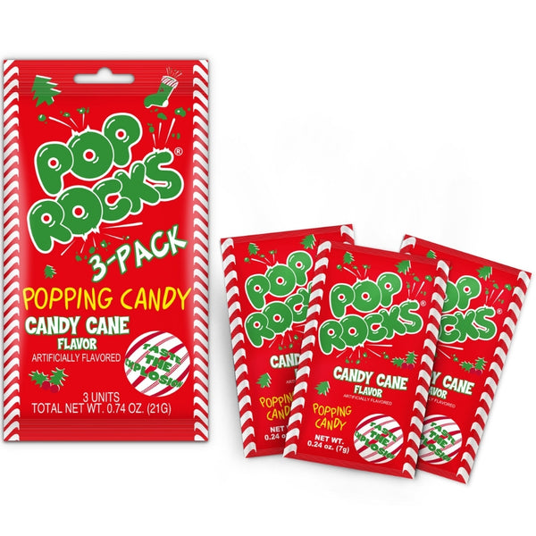 Pop Rocks Candy Cane  The Original Popping Candy from the 1970's  Retro Christmas Candy stocking stuffer 