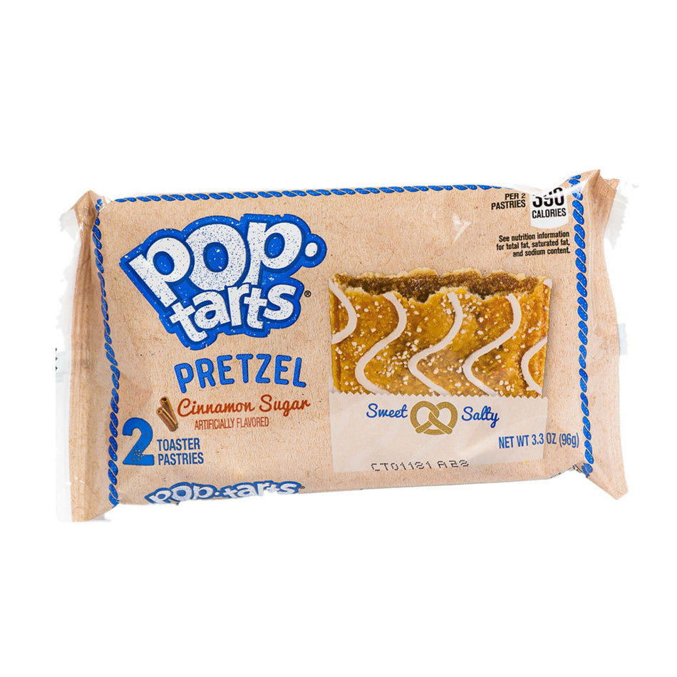 Pop-Tarts Pretzel Cinnamon Sugar Open and Fold