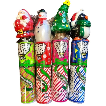 Push Pop with Christmas Topper