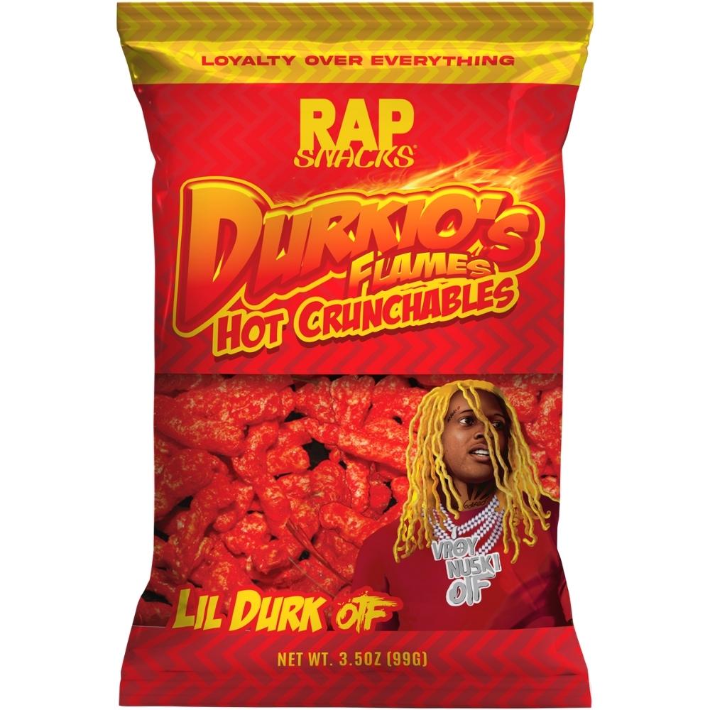 Rap Snacks Lil Durk Durkios's Flames Hot Crunchables - 3.5oz