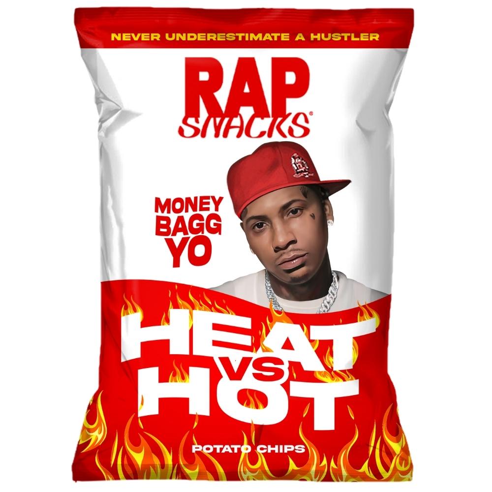 Rap Snacks Money Bagg Yo Heat vs Hot Chips - 2.5oz - Rap Snacks Canada