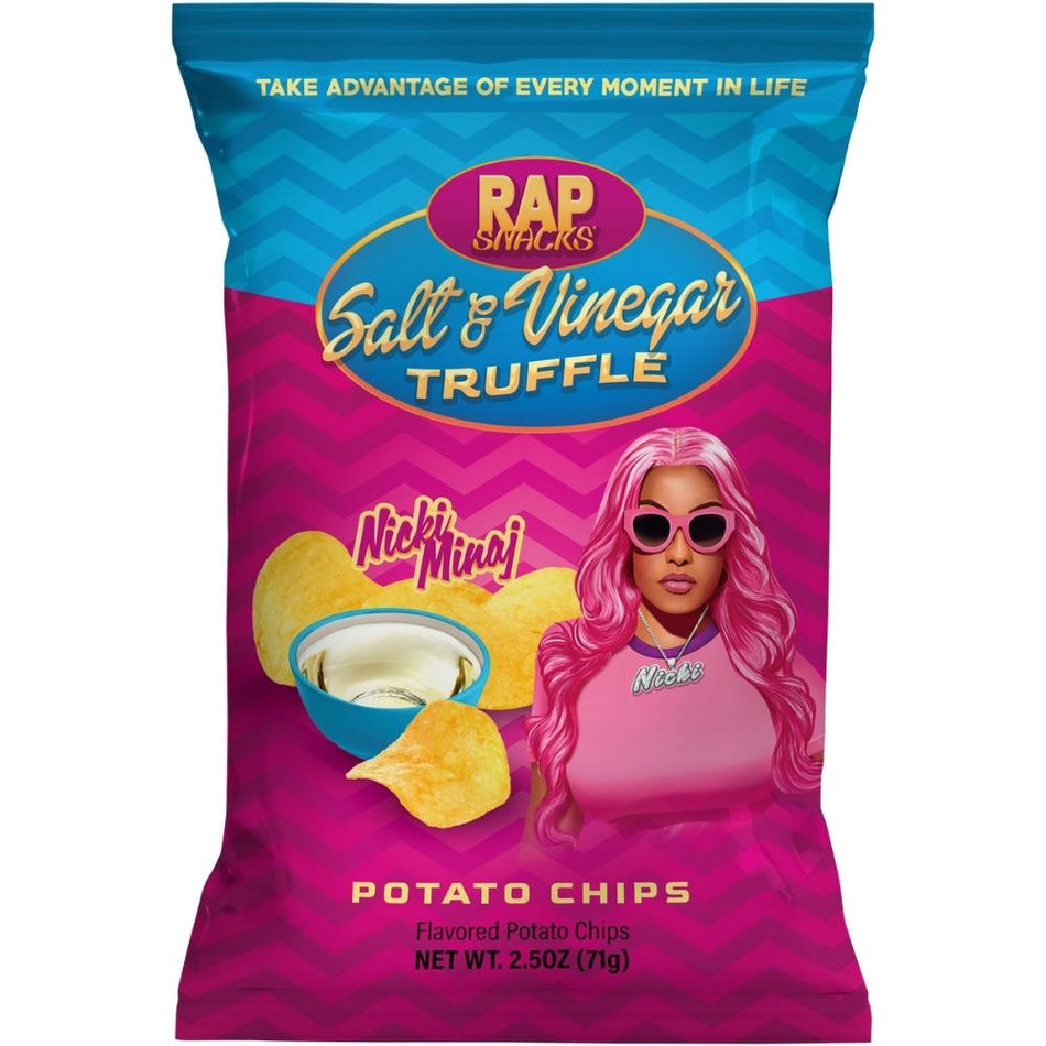 Rap Snacks Nicki Minaj Salt & Vinegar Truffle Chips - 2.5oz - Rap Snacks Canada