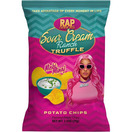 Rap Snacks Nicki Minaj Sour Cream and Ranch Truffle Chips - 2.5oz - Rap Snacks Canada