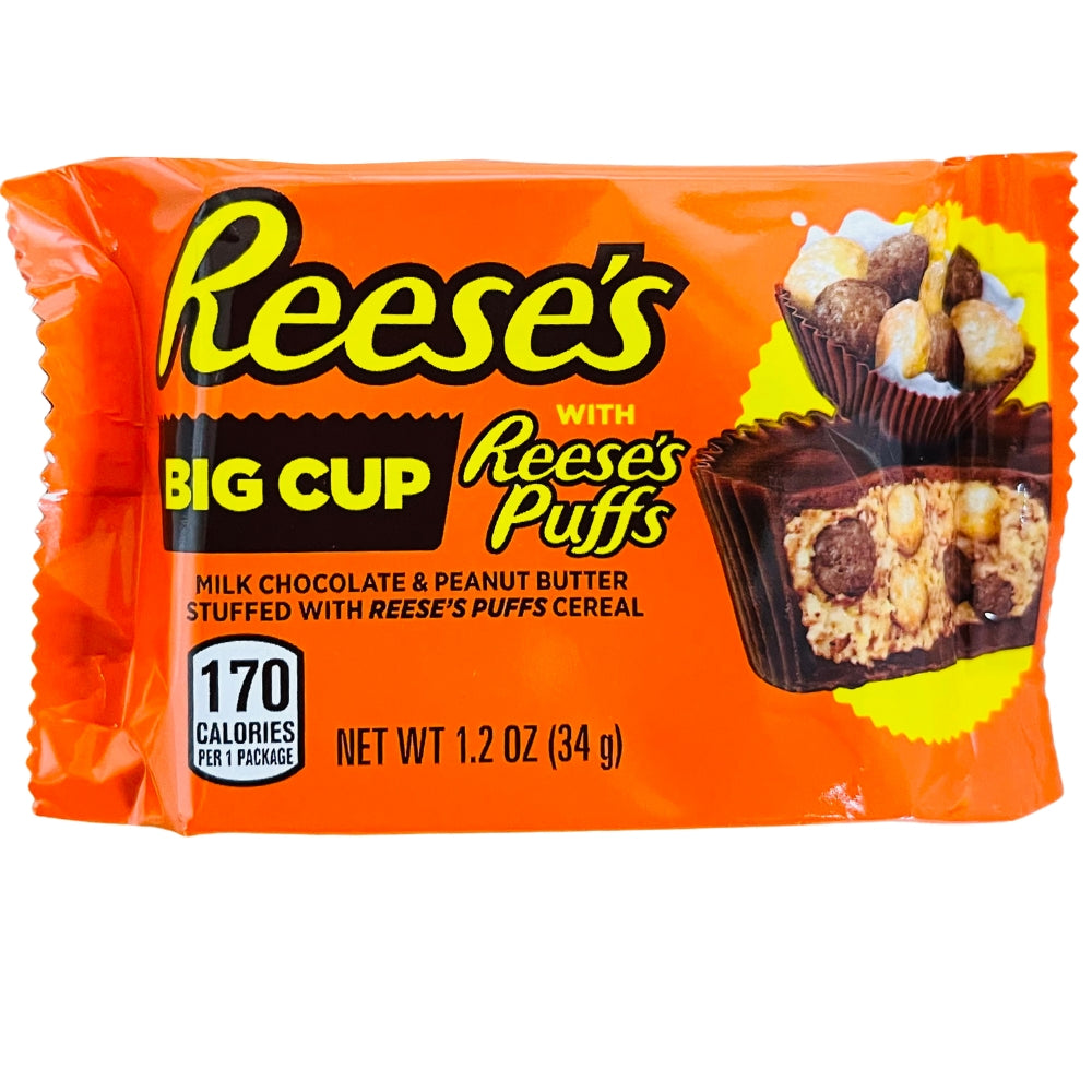 Reese's Big Cup with Reeses Puffs - 1.4oz. - American Chocolate Bars