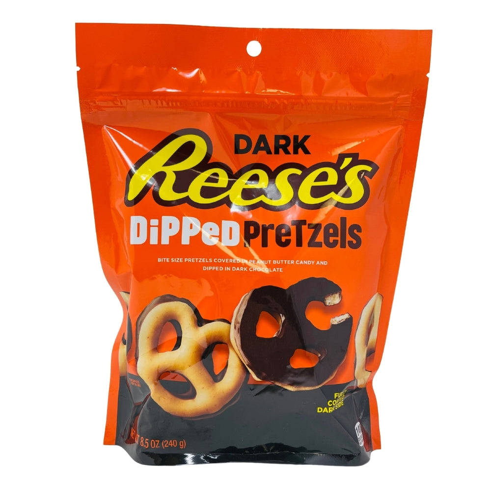 Reeses Dark Dipped Pretzels - Reese's - Peanut Butter - Snack - Dark Chocolate