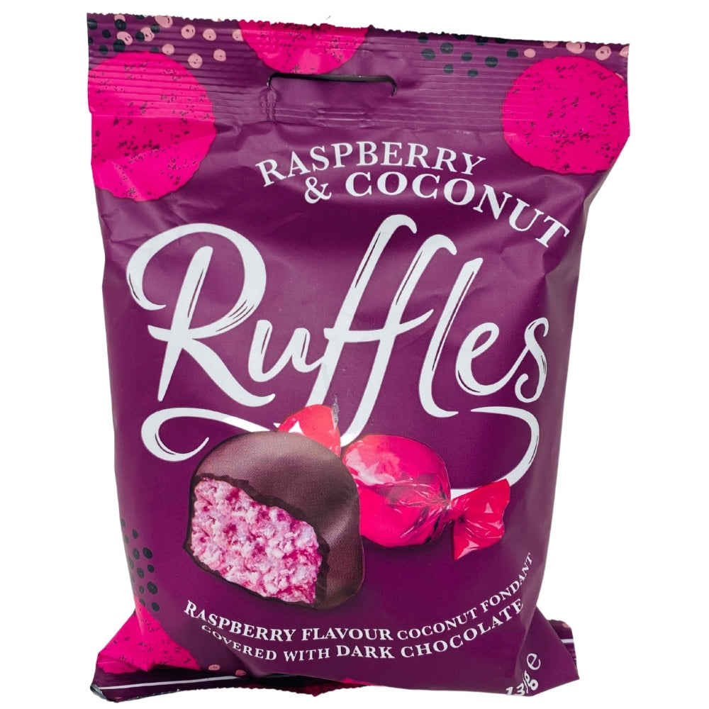 Ruffles Raspberry Coconut Ruffles Raspberry and Coconut - 135g | Candy Funhouse – Candy Funhouse CA