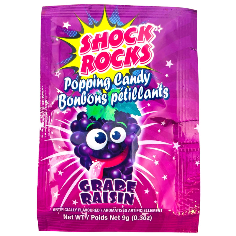 High Rocks Candy Shock Rocks Grape Popping Candy | Candy Funhouse