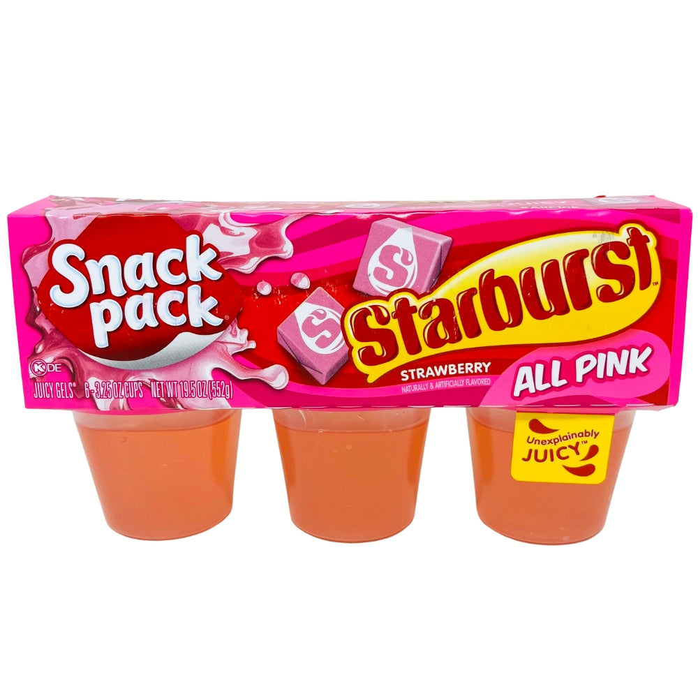 Snack Pack Pink Starburst 6pk -552g