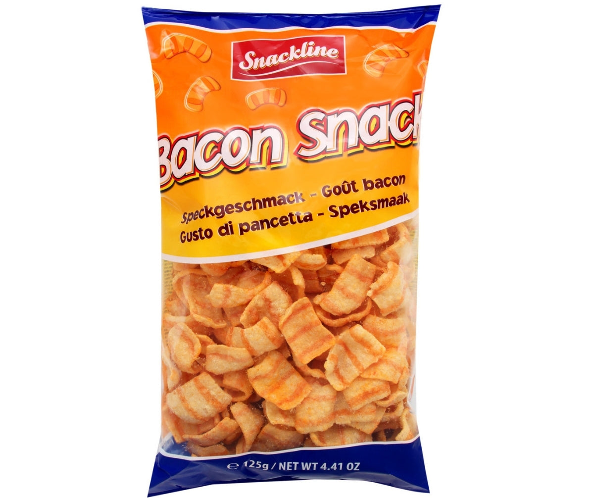 Snackline Bacon Snacks Chips - 125g | Candy Funhouse – Candy Funhouse CA