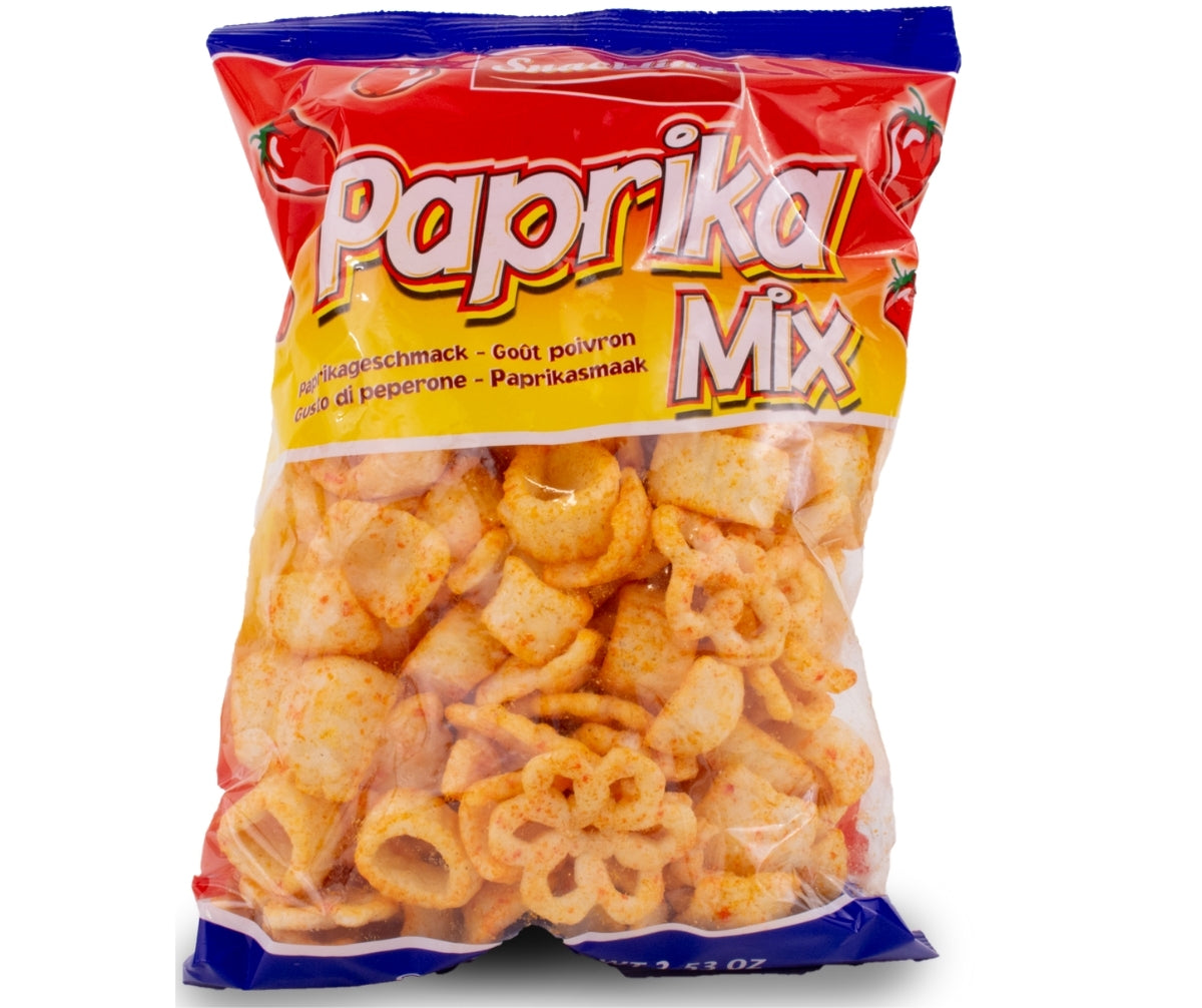 Snackline Paprika Mix Chips - 100g spicy milk Austrian Austria Europe gunz foods snacks European snacks treats unique flavour 