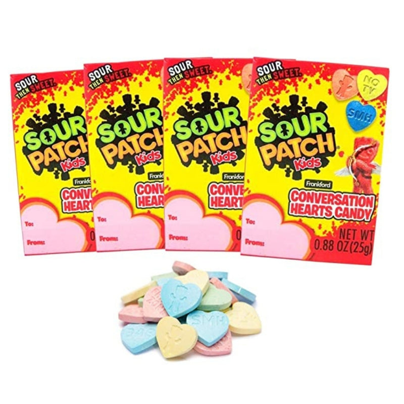 Sour Patch Kids Conversation Hearts 4 Pack - 3.52oz valentines day candy canada GTA Toronto ontario