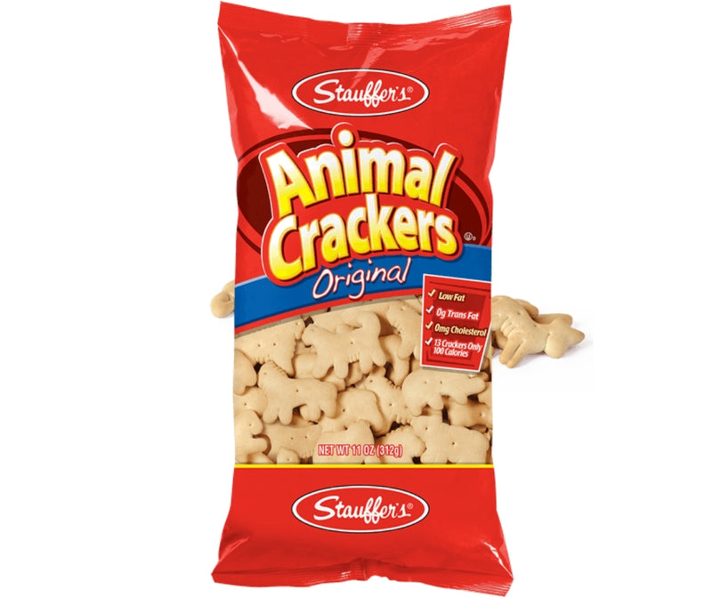 Stauffer's Mini Animal Cracker Pack - 2oz snack pack  animal crackers lunch box treats snacks american
