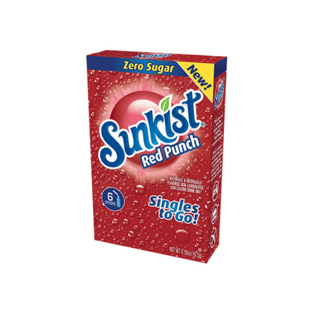 Sunkist Singles To Go Red Punch