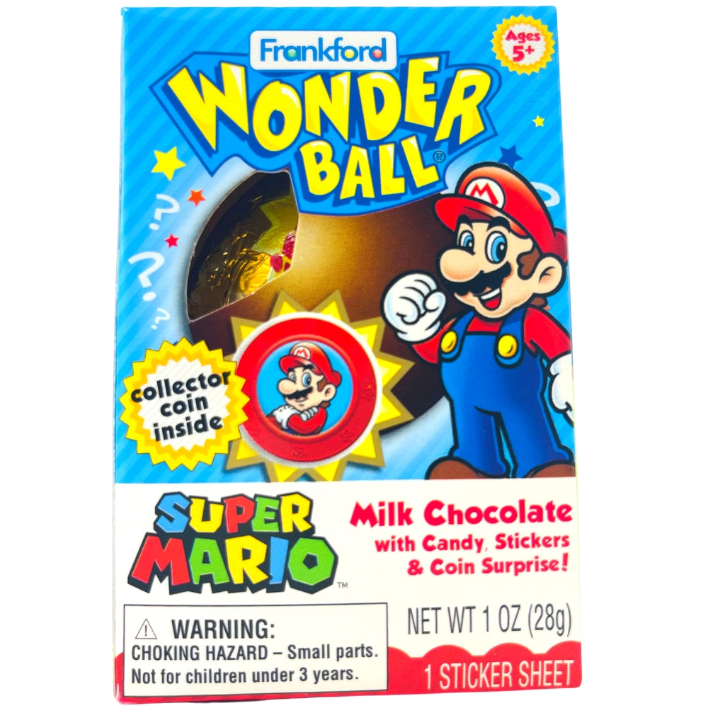 Super Mario Wonder Ball Plus Prize - 1oz - Super Mario - Super Mario Candy - Super Mario Chocolate