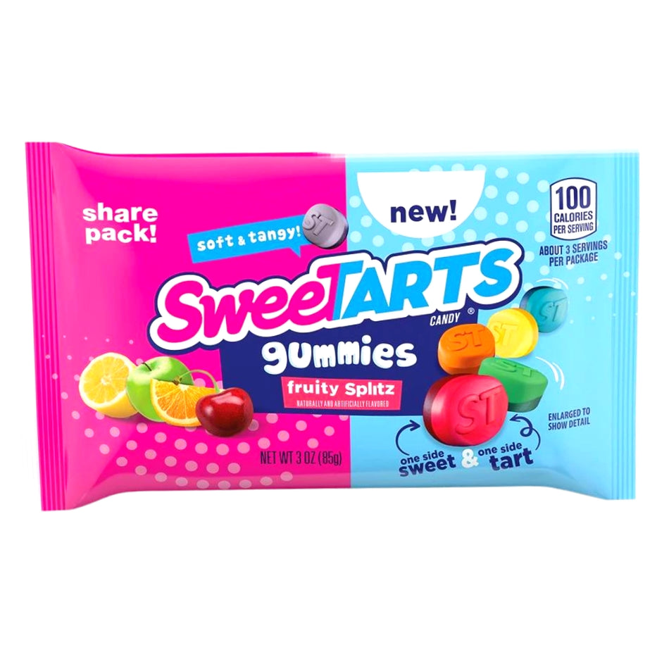 Sweetarts Gummies Fruity Splitz - 3oz - Sweetarts - sweetarts candy - gummy - gummy candy - gummy candies - gummies - candy gummies