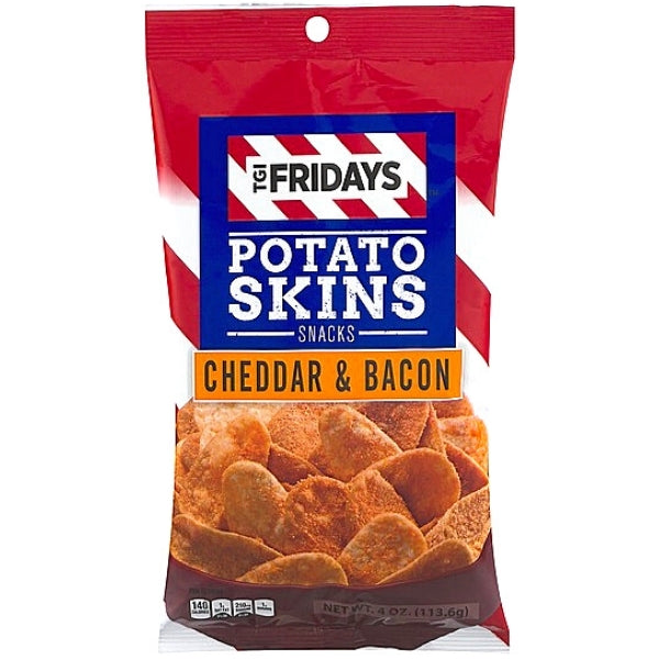 TGIFridays Bacon & Cheddar Potato Skins - 4oz. | Candy Funhouse – Candy ...