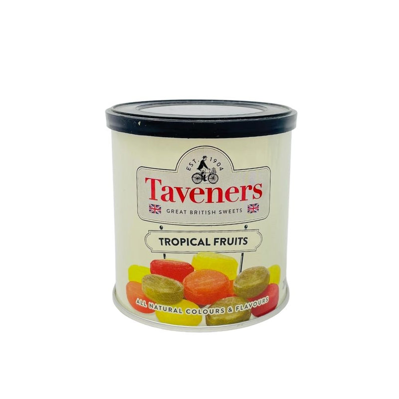 Tangerine Confectionery Ltd Taveners Tropical Fruit Drops - 200g Candy Funhouse Online Candy Shop