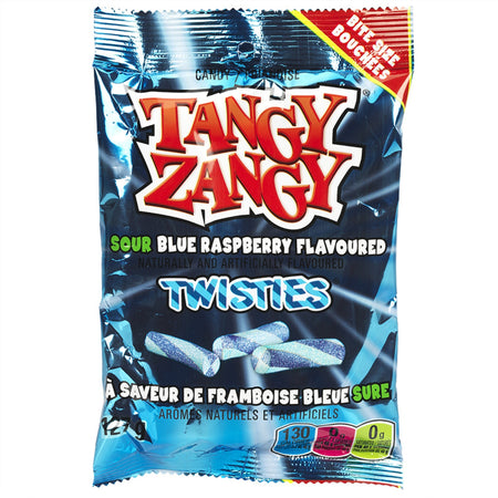 Tangy Zangy Sour Blue Raspberry Twisties 127g