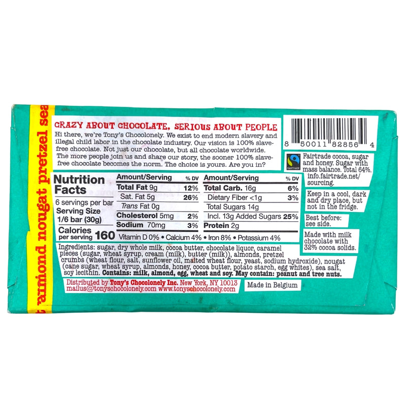 Tony's Chocolonely Everything Bar - 180g Backside
