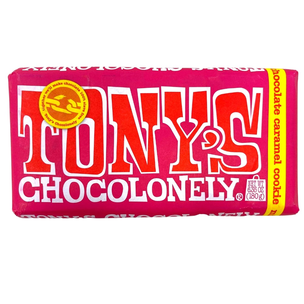 Tony's Chocolonely Milk Chocolate Caramel Cookie - 180g – Candy Funhouse CA