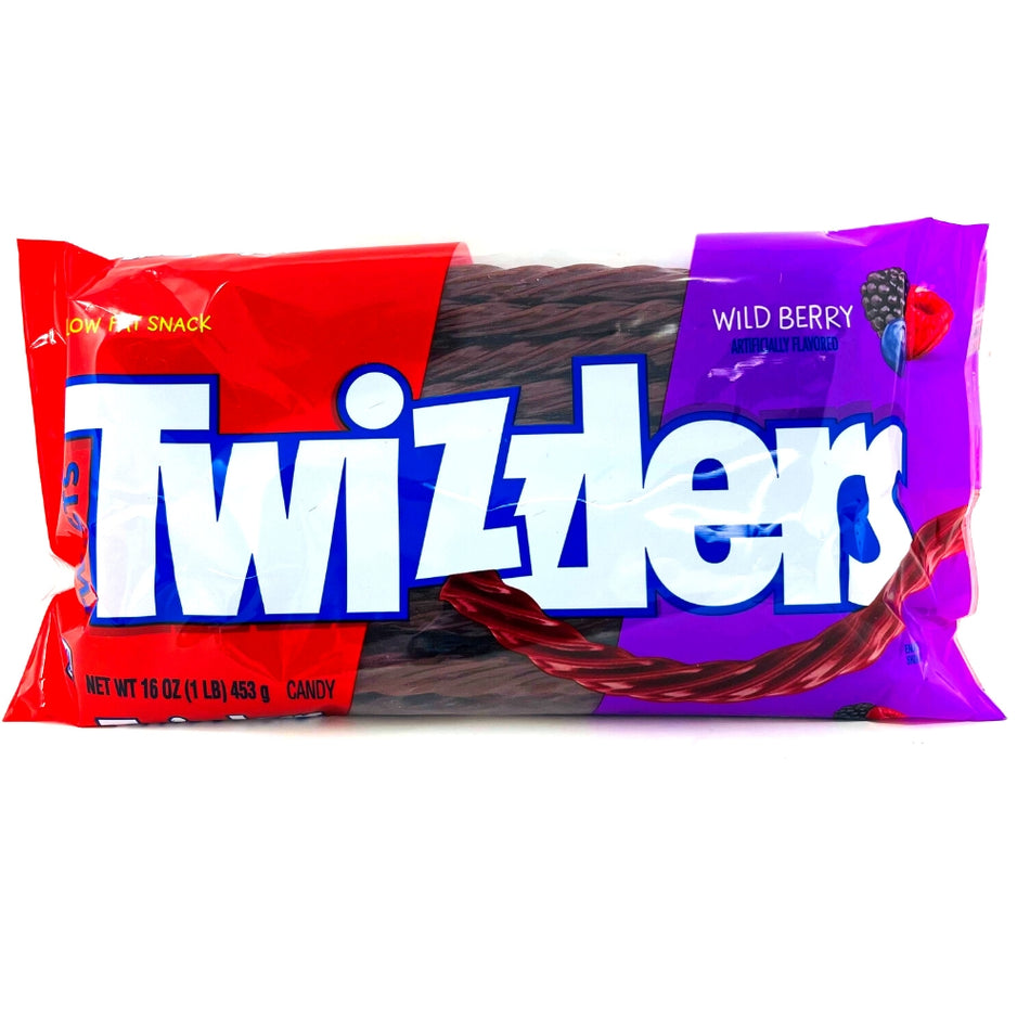 Twizzlers Wild Berry Licorice Candy  - 453g