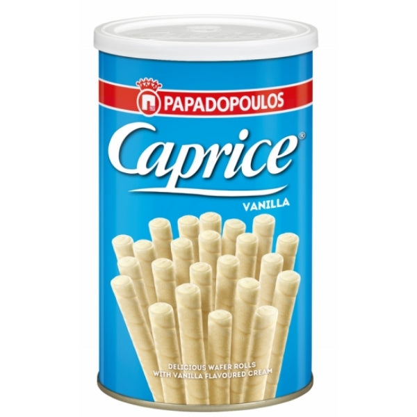 Papadopoulos Caprice Vanilla Wafer Rolls - 115g