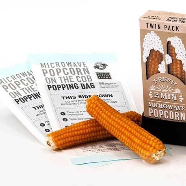 Wabash Fresh 2 Mini Microwave Popcorn on the Cob Twin Pack