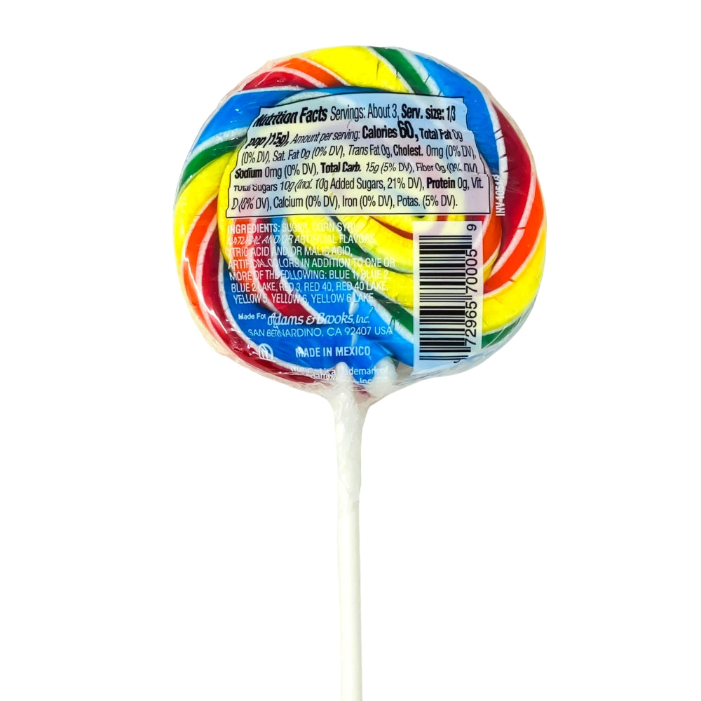 Whirly Pop Rainbow Lollipops | Adams & Brooks – Candy Funhouse CA