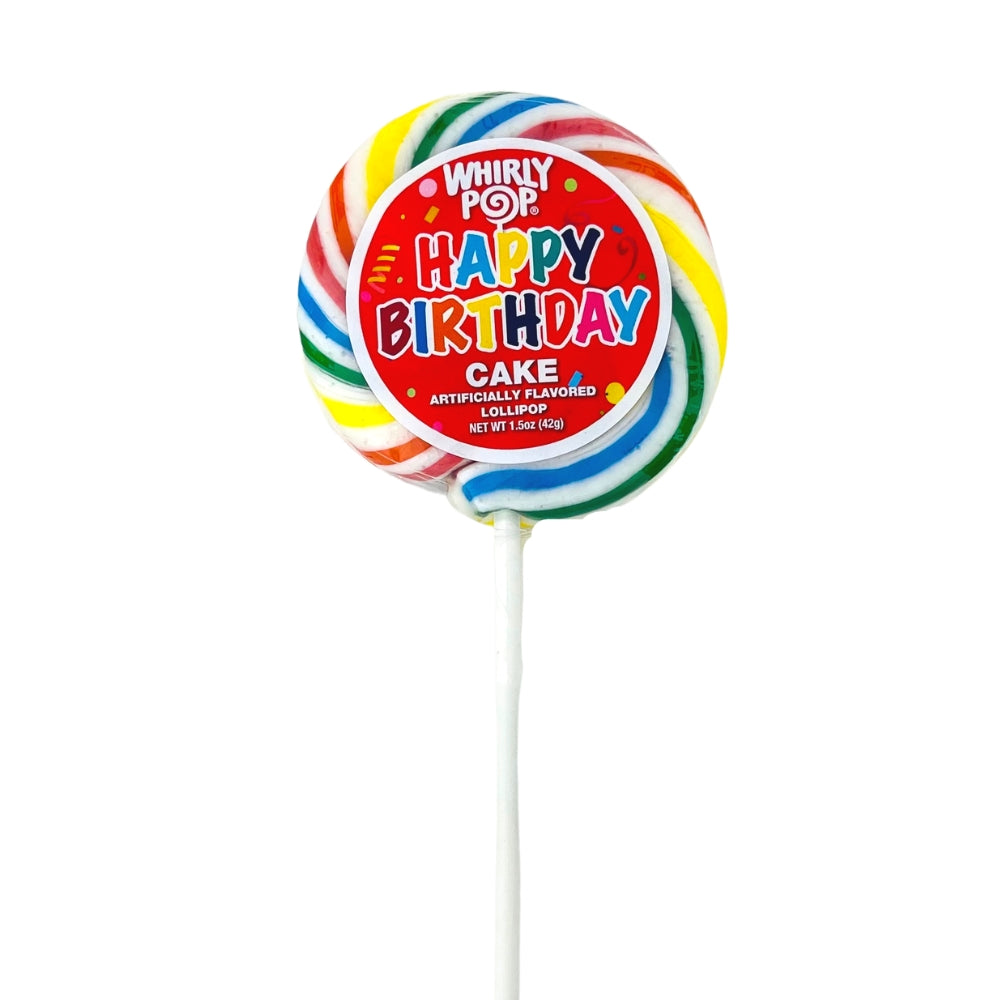 Adams & Brooks Whirly Pop Happy Birthday - 1.5oz - Lollipop