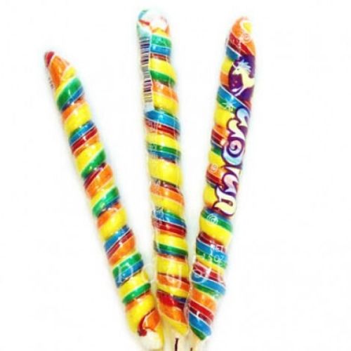 Unicorn Pops Rainbow Twist Lollipops-1.5 oz.