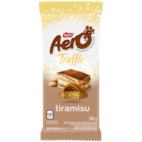 Aero Truffle Tiramisu Milk Chocolate Bar - 105 g