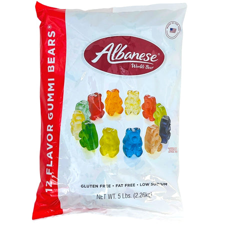 Albanese Gummi Bears Assorted 12 Flavors USA Front