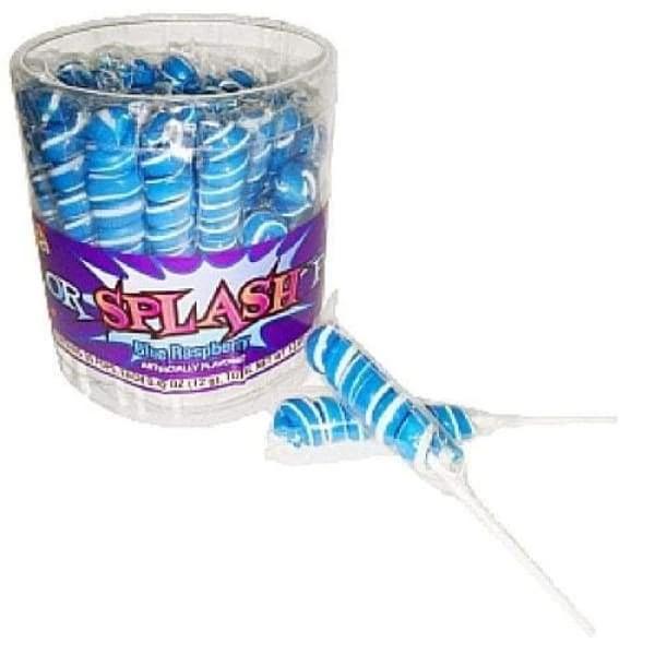Alberts Colour Splash Lollipops Blue Alberts Candy 600g - Blue Blue Raspberry Bulk candy Candy Buffet