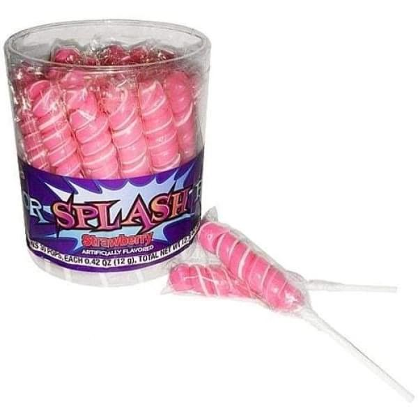 Alberts Colour Splash Lollipops Pink Alberts Candy 600g - 2000s Bulk candy Candy Buffet Colour_Pink
