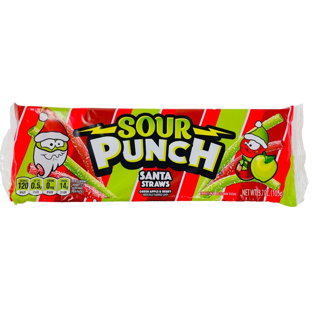 Sour Punch Santa Straws 3.7oz