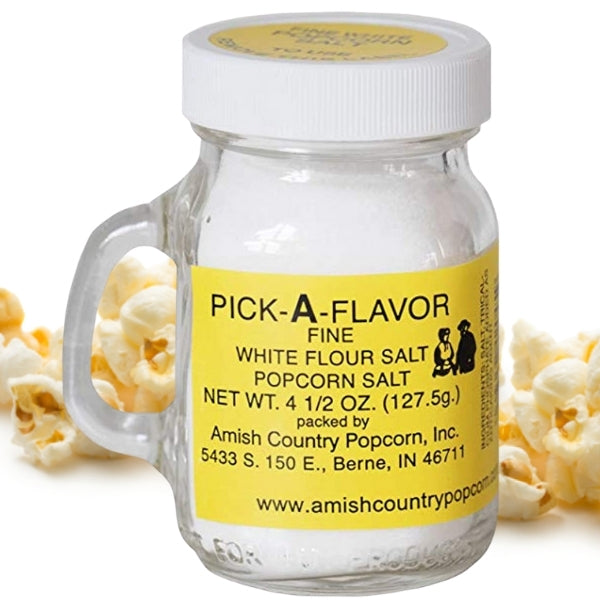 Amish Country Fine White Popcorn Salt - 4.5 oz