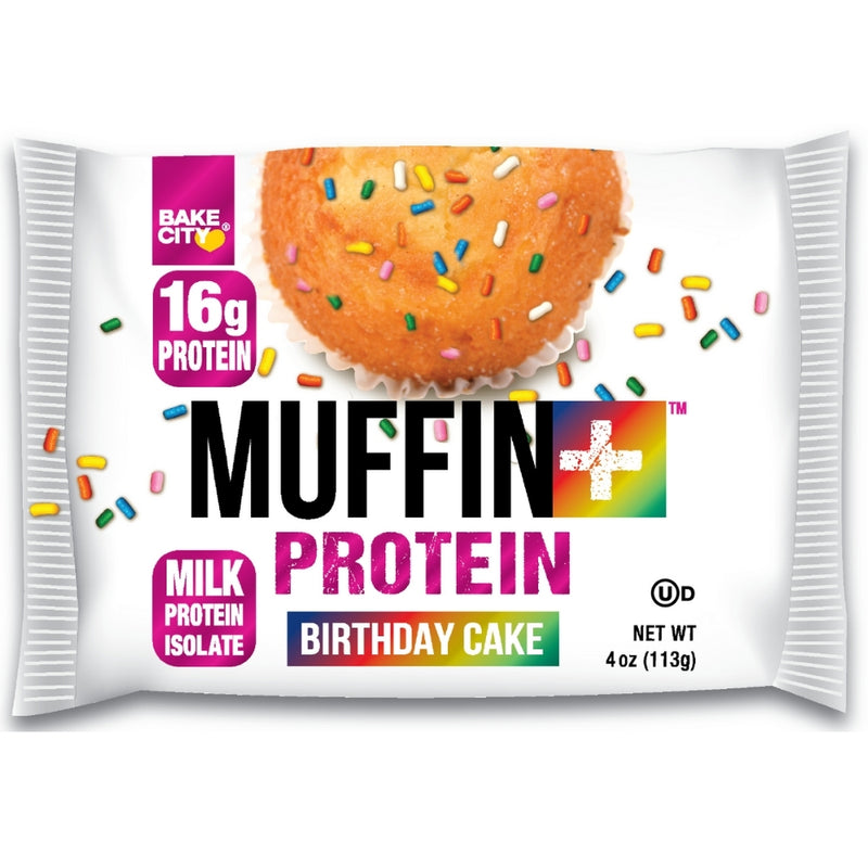 Bake City Muffin+ Protein Birthday Cake - 113g