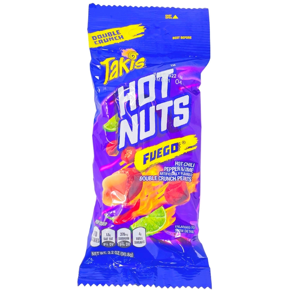Takis HOT NUTS Fuego - 3.2oz | Candy Funhouse