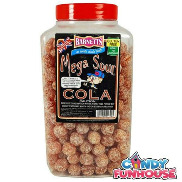 Barnetts Mega Sour Cola Barnetts 3.2kg - 1890s British Brown Bulk Colour_Brown