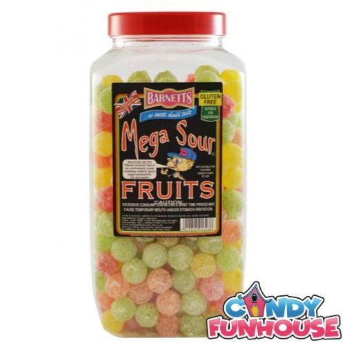 Barnetts Mega Sour Fruits British Candy
