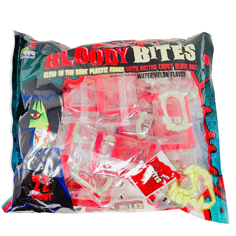 Bloody Bites Glow in the Dark Fangs 7.7oz