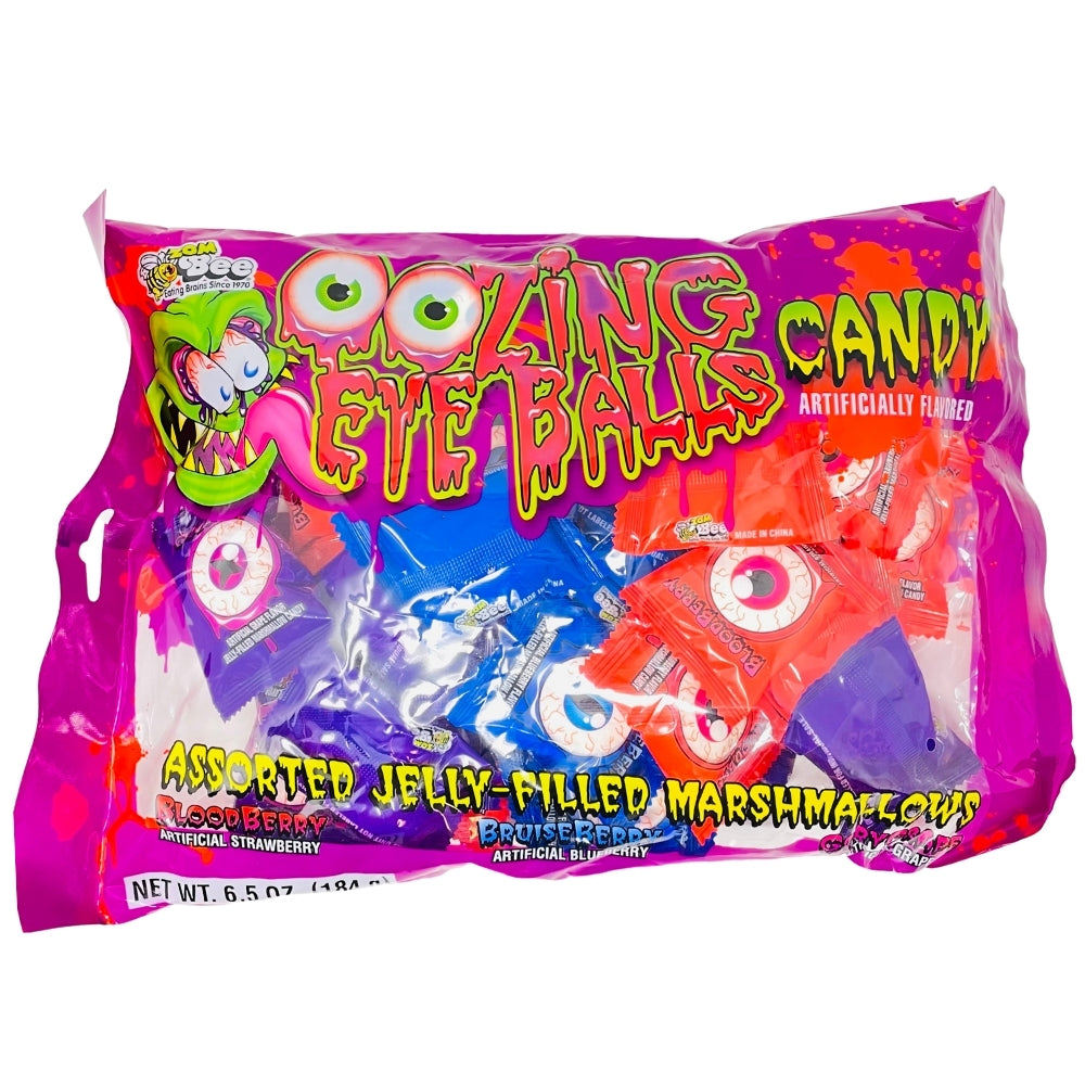 OOzing Eyeballs Jelly Filled Marshmallow 6.5oz Candy Funhouse