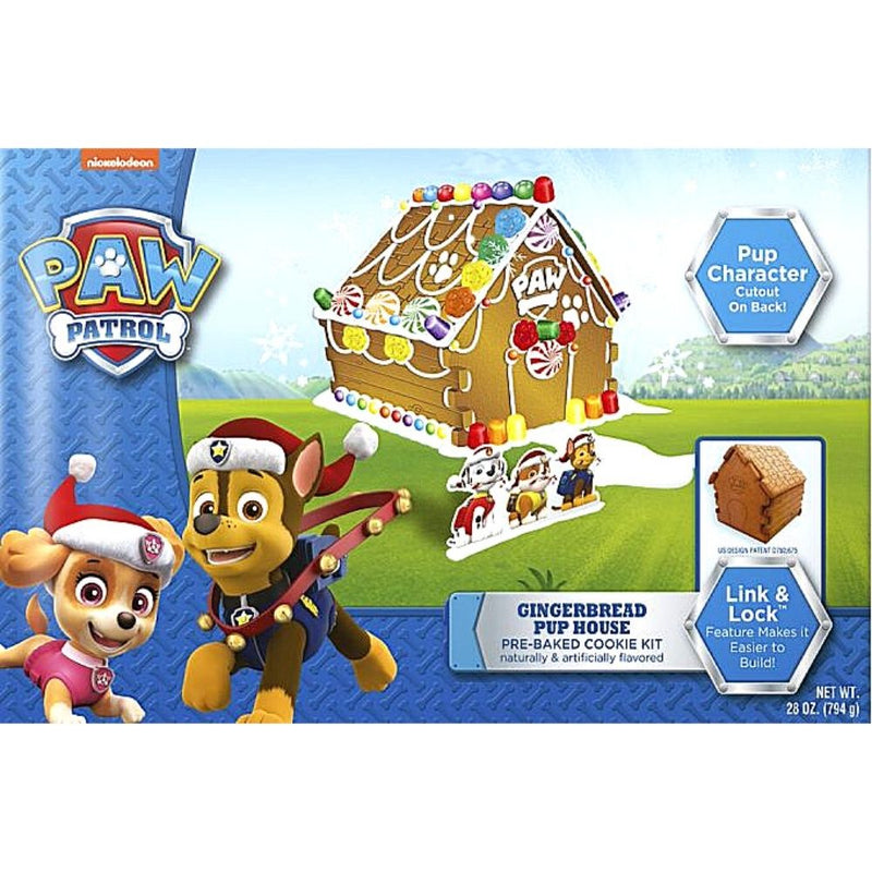 Bee Paw Patrol Gingerbread Pup House Kit - 28oz Candy Funhouse Canada