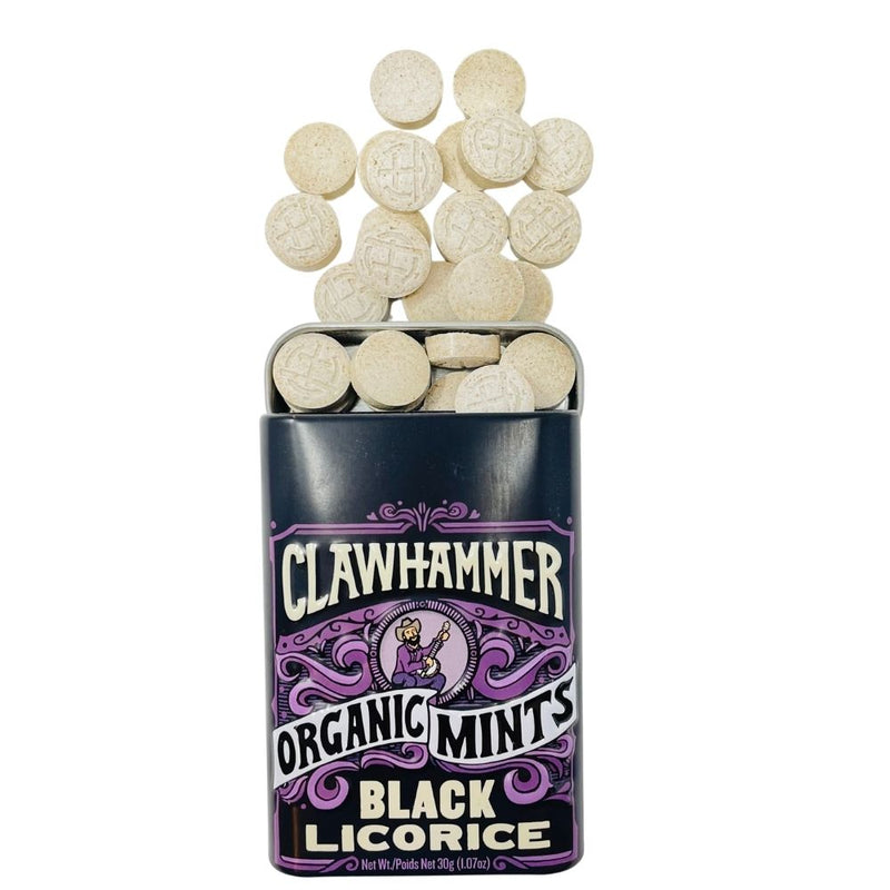 Clawhammer Black Licorice Mints