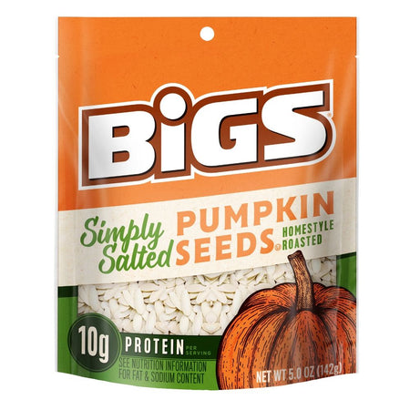 BIGS Simply Salted Homestyle Roast Pumpkin Seeds-142 g