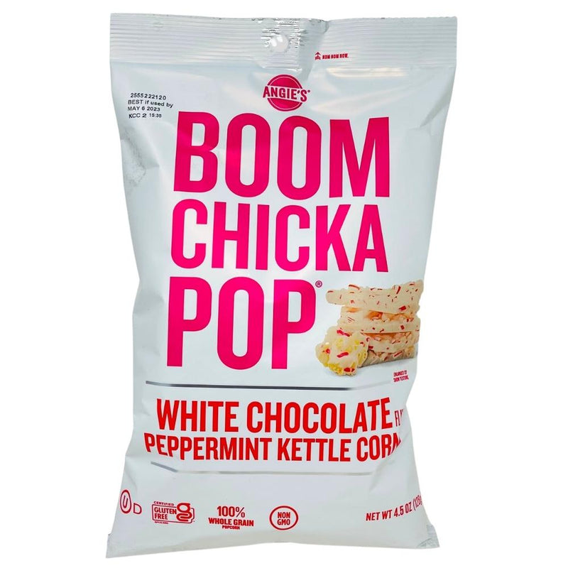Boom Chicka Pop White Chocolate & Peppermint Popcorn - 4.5oz