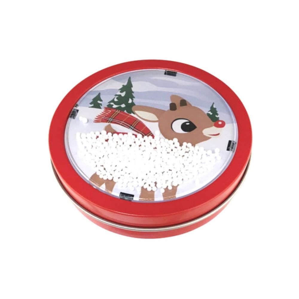 Boston America Rudolph Snow Globe Tin - 1.5oz Candy Funhouse Canada