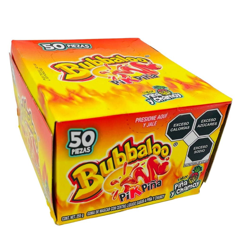 Bubbaloo Liquid Filled Bubblegum Pik Pina - 255g